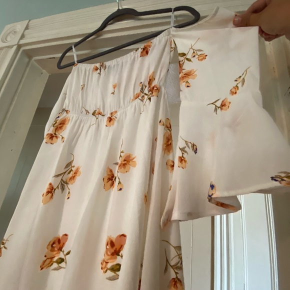 Lulu's Long Sleeve Floral Off-Shoulder Dress - Picture 11 of 16